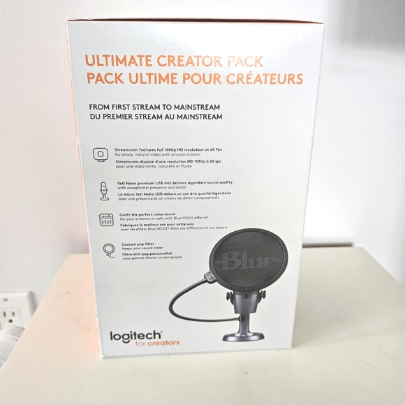 LOGITECH USB Microphone Blue for Streaming, Gaming and Vlogging - Picture 5 of 5